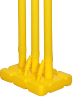 Ensemble de wickets de cricket en plastique durable, léger et écologique, avec taille, logo, matériau et couleur personnalisés pour une utilisation régulière