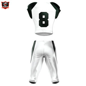 2021 Precio directo de fábrica Ropa deportiva Uniforme de fútbol americano de alta calidad Tallas grandes Característica Conjuntos transpirables - Product Image 2