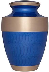 Urna de cremación de acero negro de estilo americano de Brassworld India Funeral Supplies - Product Image 6