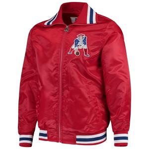 Veste Letterman style baseball pour hommes avec fermeture à bouton pression Sporty Vibe et col côtelé pour tenues athlétiques décontractées - Product Image 4