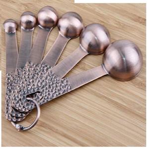 ชุดถ้วยตวงพร้อมถ้วยทองแดงสไตล์วินเทจสุดหรู4ใบสำหรับทำอาหารและอบด้วยการออกแบบมาตรฐานและราคาสมเหตุสมผล - Product Image 3