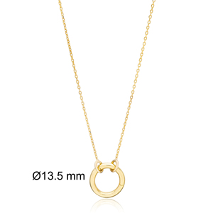 สร้อยคอธรรมดากลวงแบบพับได้เครื่องประดับเงินสเตอร์ลิงทำด้วยมือแบบ925 - Product Image 3