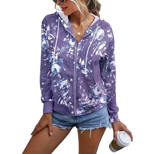 Sudadera con Capucha Tie-Dye 2026, Ligera, Delgada, Deportiva, con Cierre - Product Image 5