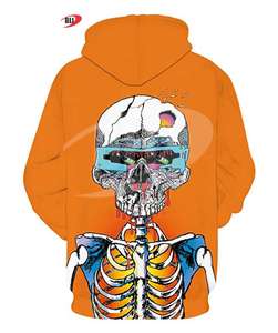 High Quality Cotton Polyester Fleece Full Design Sublimation Printing Pullover Hoodie Custom Sublimated Fashion <b>Hoodies</b> For Men - Product Image 2