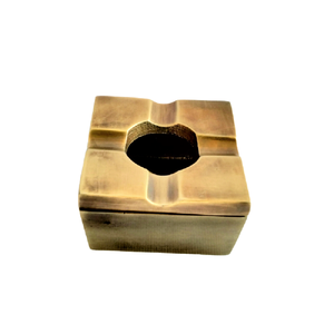 Usine de gros en aluminium de qualité supérieure personnaliser cendrier métal nickelé cendrier portable cendriers à cigares pour la maison et le bar - Product Image 3