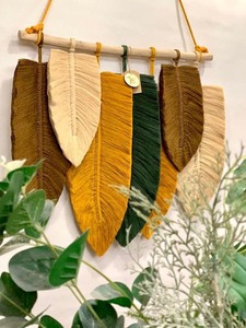 Macramé de Pared Estilo Boho con Hojas para la Mejor Decoración - Product Image 6