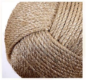 Top Trending Coastal Style Warm White Shade Base Ball Shaped Handicraft Natural <b>Rope</b> Work Decorative Table Desk Lamp Home Decor - Product Image 6