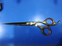 Ciseaux de coiffure professionnels GS3574699 ciseaux de coiffeur avec lame et poignée en acier inoxydable pour la coupe de cheveux