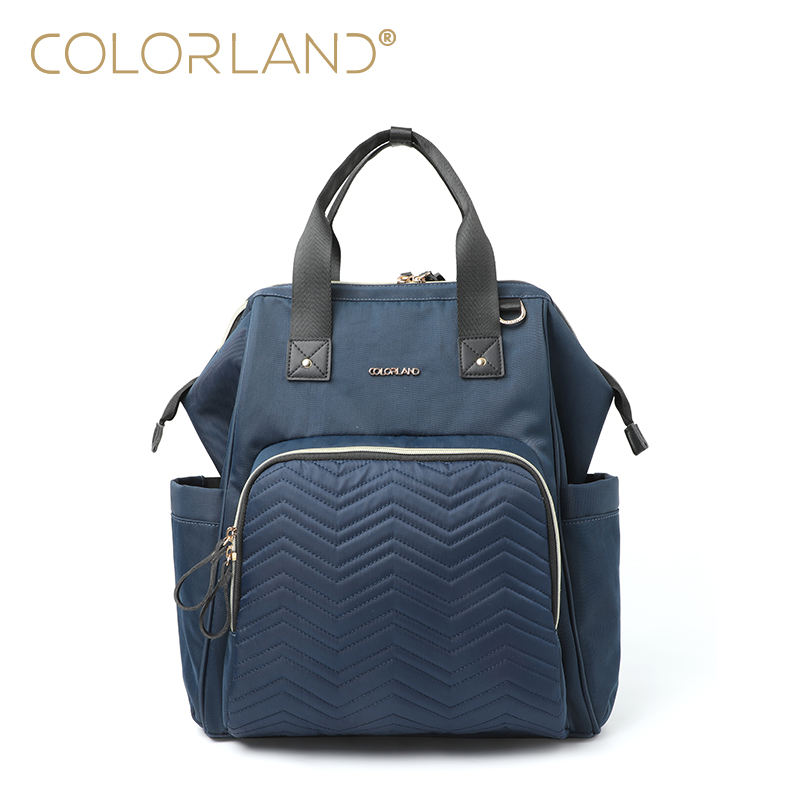 Colorland Multifunctional Portable Large Mom Diaper Bag Folding Baby Travel  Large Backpack Baby Bed Diaper Changing Table Pads