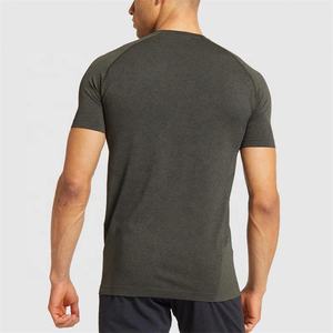 Vente chaude coton/Polyester hommes T-Shirt à manches courtes en gros de haute qualité blanc séchage rapide cou impression personnalisée 210g tissu - Product Image 3