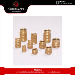 น็อตแทรกทองเหลือง OEM มาใหม่ / น็อตแทรกทองเหลืองผลิตจากการผลิตในอินเดีย - Product Image 3