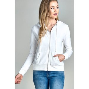 2026 <b>Women's</b> Basic <b>Zip</b> <b>Up</b> Fleece Hoodie <b>Jacket</b> Lightweight - Product Image 5