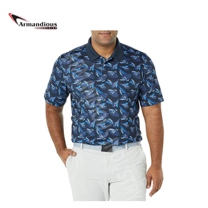 Logotipo personalizado de alta calidad de doble algodón sólido liso Golf Polo camiseta en blanco Polos hombre Camiseta polo 100% algodón - Product Image 5