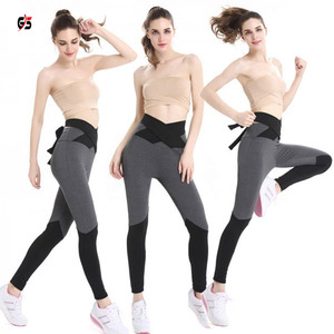 Mallas de cintura alta para mujer, pantalones ajustados con logotipo personalizado, ropa de entrenamiento, gimnasio, Yoga, último diseño, servicio OEM, producto de alta calidad - Product Image 1