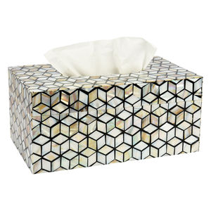 Boîte à mouchoirs en nacre blanche, pour porte-serviettes et boîtes de haute qualité, boîte de mouchoirs faites à la main, vente en gros - Product Image 2