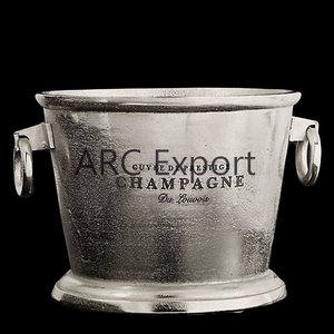 ถังโลหะแช่ไวน์โบราณถังโลหะสำหรับแช่ค็อกเทลดีไซน์เนอร์ทรงใหญ่ถังเครื่องดื่มบาร์ - Product Image 3