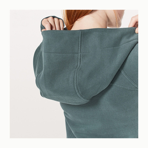 Wholesale Custom Designed 100% Cotton Women's <b>Zipper</b> Hoodie for Winter with Front Logo Placement - Product Image 3