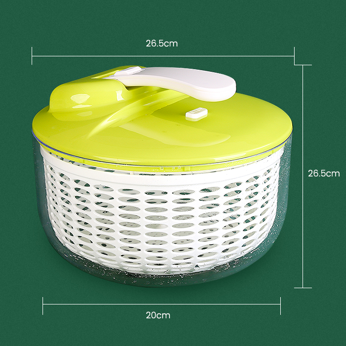 Простой в использовании набор инструментов для салата, овощей, фруктов, пластиковый Ручной смеситель для салата, Быстросохнущий Спиннер для салата