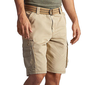 Pantalones cortos de trabajo para hombre, pantalón corto informal, holgado, con 6 bolsillos, talla grande - Product Image 6