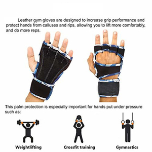 ถุงมือฟิตเนสยิมสำหรับผู้ชายผู้หญิง UK ยกน้ำหนักออกกำลังกายครอสเทรนนิ่งมือจับพร้อมข้อมือสำหรับดึงอัพ - Product Image 4