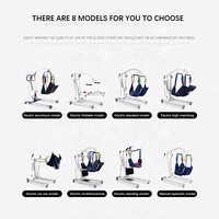 KSM-210 Hoyer Pliable patient ascenseur électrique lever le transfert du patient palan infirmiers sida 250 w Fer ou en alliage d'aluminium