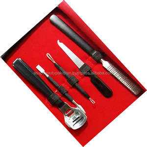 Kit d'accessoires de manucure colorés de haute qualité ASAP, 5 pièces, pour femmes, OEM personnalisé, acier, coupe-ongles 5-en-1 - Product Image 1