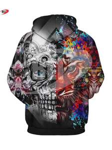 Sweats à capuche de sublimation de qualité supérieure, très vendus, streetwear de sublimation, sweats à capuche d'hiver cool pour hommes et femmes - Product Image 5