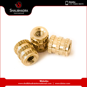 Best Selling High Strength OEM Brass <b>Insert</b> Nut Round <b>Threaded</b> Cabinet Hardware <b>Inserts</b> for Industrial Export - Product Image 2