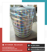 Film de lamination en polyester transparent holographique 3D de qualité supérieure, imperméable, avec adhésif acrylique activé par l'eau, 100 m