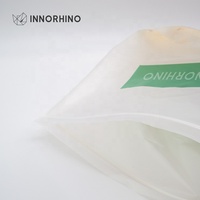 Bolsa Transparente con Cierre Hermético Biodegradable de PLA, Materiales Reciclados, Resistente a la Humedad, para Pollo Asado, Chicle, Comida para Mascotas, Sushi, Leche