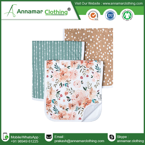 100% pur coton bébé Burp chiffons personnalisables réglable enfant en bas âge alimentation mousseline doux burp tissu - Product Image 6