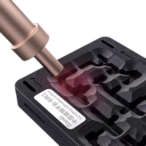 Pochoir de reboulage BGA <span class=keywords><strong>4</strong></span> en 1 Qianli pour <span class=keywords><strong>carte</strong></span> <span class=keywords><strong>mère</strong></span> <span class=keywords><strong>iPhone</strong></span> 12/12 Pro MAX/12 Mini, soudure, cadre intermédiaire, plateforme de plantation d'étain - Product Image 1