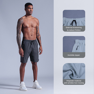 Pantalones cortos deportivos para hombre, ropa deportiva para correr, gimnasio, compresión personalizada, entrenamiento de sudor, Fitness, atlético, poliéster, nailon, estampado negro - Product Image 5