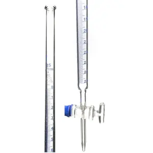 Best Wholesale Price Deal Laboratory Borosilicate 3.3 Glass Burette with Glass Key Stopcock for Research Purpose