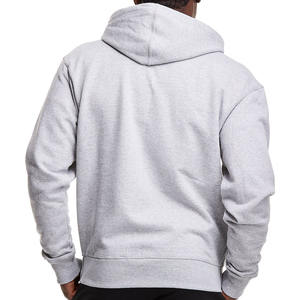 Sudadera con Capucha de Invierno Unisex de Algodón 100%, Diseño en Blanco Bordado de Manga Regular, Estilo Urbano, Felpa Gruesa, Personalizable - Product Image 3