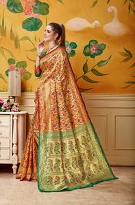 Vêtements en gros Sarees en soie d'art - Product Image 2