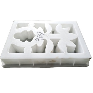 concrete plastic fence decorative window 3d paving block molds