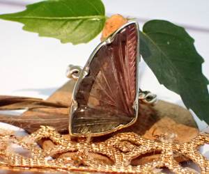 Bague pour homme en argent sterling 925, pierre précieuse naturelle en tourmaline rose, vermeil éternel, bijoux de fête de mariage, bagues tendance - Product Image 3