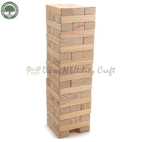 Jeu de construction en blocs de bois, écologique, fait main, durable, jeu de société classique pour enfants et adultes, jouet unisexe