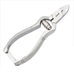 Extra Sharp Blades Nail Cutters Printed Handle Anti slip Grip 4.5 Inch Double Spring <b>Back</b> Locked With Double Spring - Product Image 4