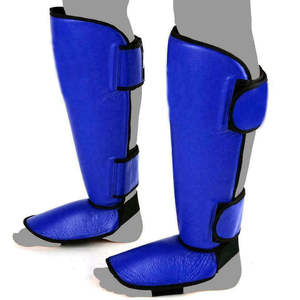 Wholesale Customized Shin Guards FV-SG-00024 PU Material Eva <b>Foam</b> <b>Padding</b> Instep Pads Brace Guard Support Protection for Adults - Product Image 2