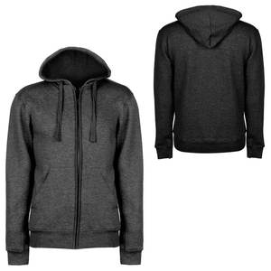 Sudadera con Capucha Extra Grande con Cierre OEM, 50% Algodón, 50% Poliéster, Logotipo Personalizable, Sudadera de Forro Polar para Hombre, Secado Rápido, Transpirable, para Invierno - Product Image 4