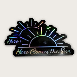 High Quality Customised Holographic Rainbow <b>Vinyl</b> <b>Stickers</b> Easy Peel Durable Waterproof UV Resistance Eco-Friendly Matte - Product Image 4