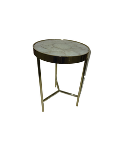 <b>White</b> Marble Top Coffee <b>Table</b> in Black Base & Marble Top Modern Hot Selling New Arrivals Fashionable Trending Design - Product Image 6