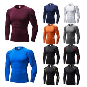Unisex Bodybuilding <b>Thermal</b> Underwear <b>Top</b> for Men Essential Long Sleeve Base Layer Shirt Long Johns <b>Top</b> Lightweight - Product Image 1