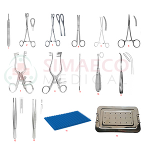 Juego de 13 Piezas para Palatoplastia (Palato Roto) / Instrumentos Quirúrgicos de Acero Inoxidable con Alimentación Eléctrica - Product Image 5