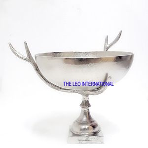 Bol décoratif de conception de forme irrégulière plaqué or en aluminium métal dernière conception nouvelle collection bol - Product Image 5