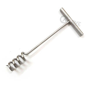 Anneau à vis médical chirurgical Doyen Myoma/poignée en 'T' 17cm Instruments chirurgicaux de gynécologie en acier inoxydable autoclavable - Product Image 1