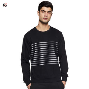 Sweat-shirt à col rond et manches longues pour hommes, vêtements d'extérieur, en coton doux, polaire, Logo personnalisé, à la mode, de qualité supérieure, OEM, 2020 - Product Image 4