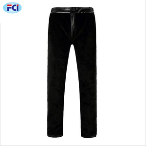 <b>Men</b> <b>Trousers</b> Tight <b>Leather</b> Pants Male Motorcycle Punk Pants Zipper Fly <b>Men's</b> Regular Full Length Pants - Product Image 5